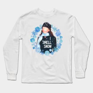 I Smell Snow - White - Gilmore Long Sleeve T-Shirt